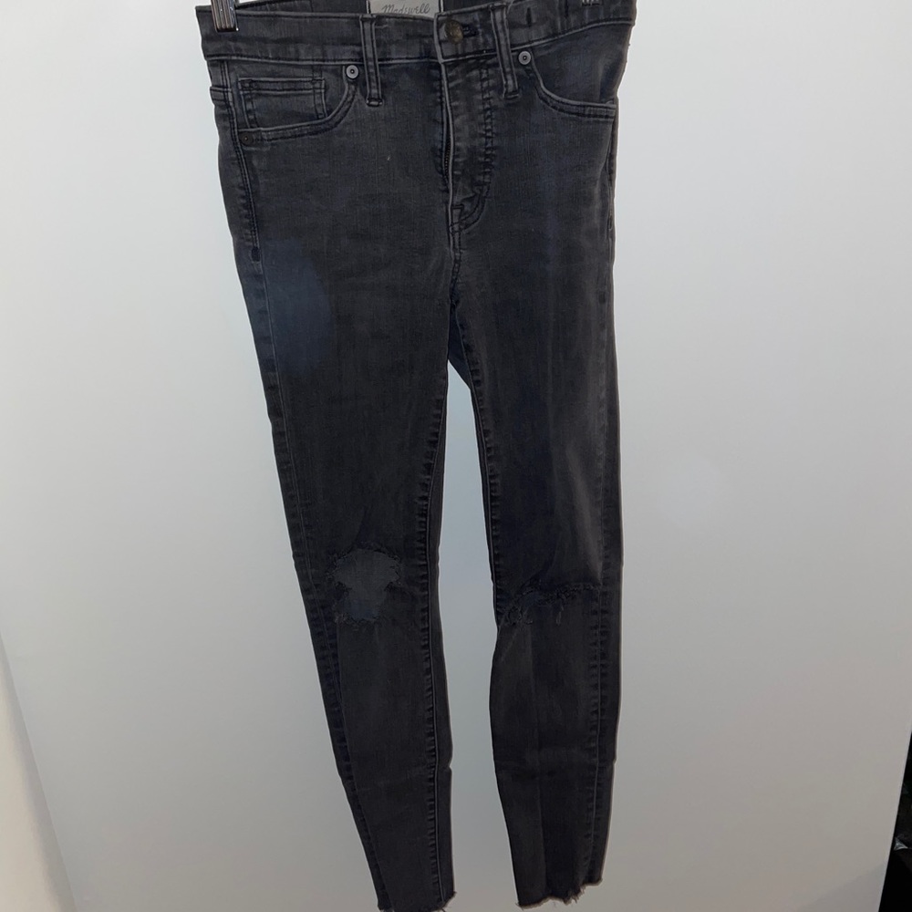 Madewell distressed skinny jeans